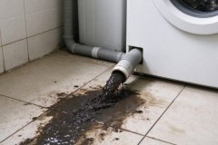 洗衣机排水管有黑色水流出来？原因与排