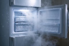 冰箱冷冻室门打开有白色雾气？正常还是