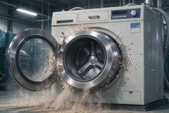 洗衣机脱水时桶撞到外壳砰砰响？原因与